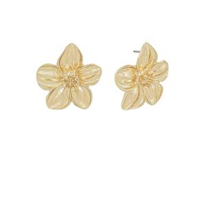 Chunky & Textured Flower Earrings